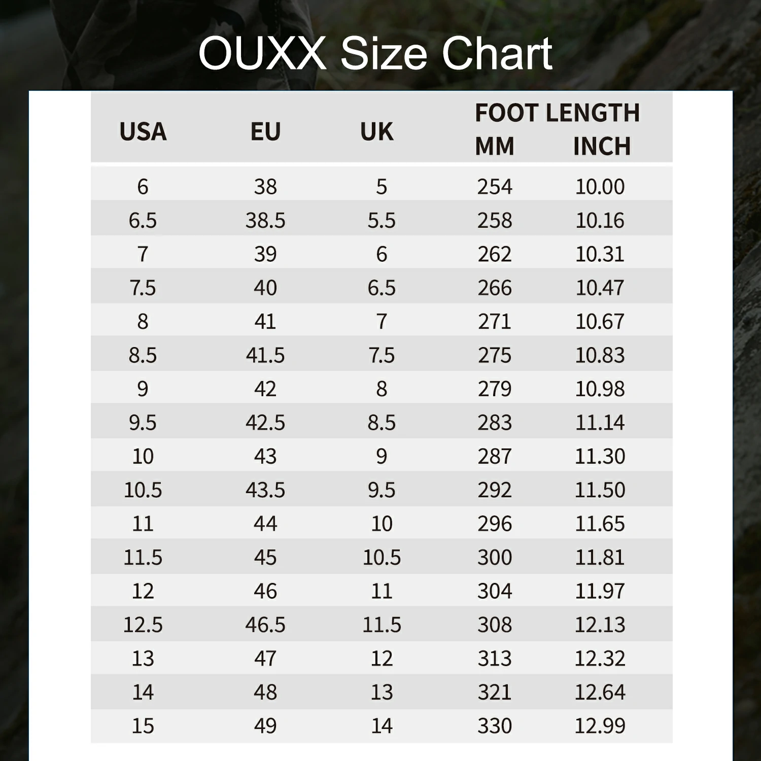 OX6602-1500x1500PX -尺码表